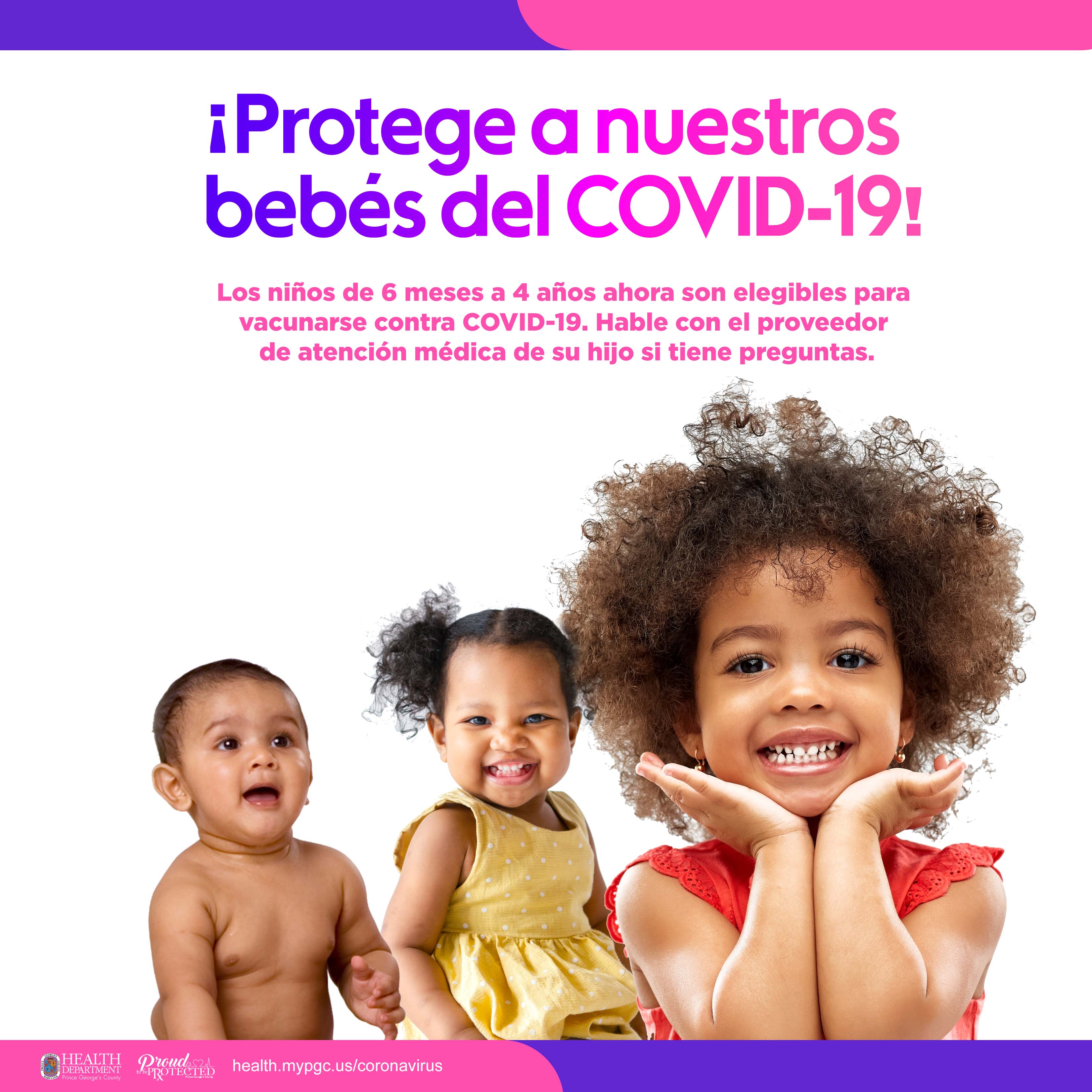 Baby COVID vaccination Spanish