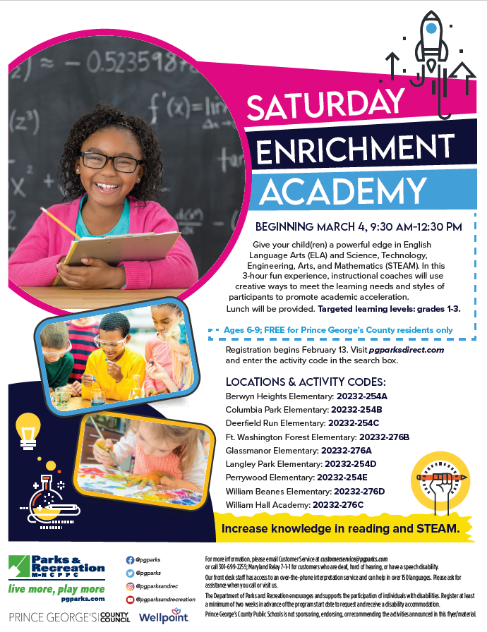 Saturday Enrichment Academy